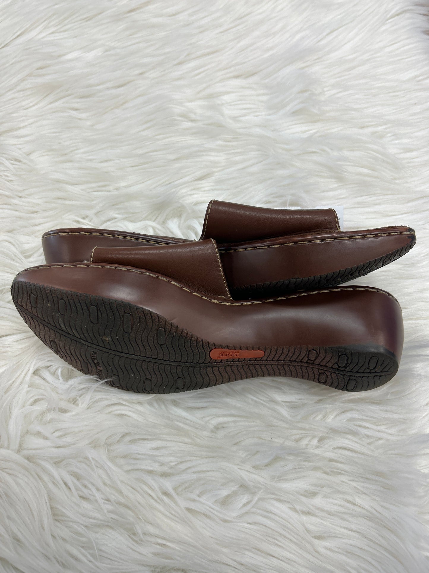 Sandals Heels Block By Born In Brown, Size:10