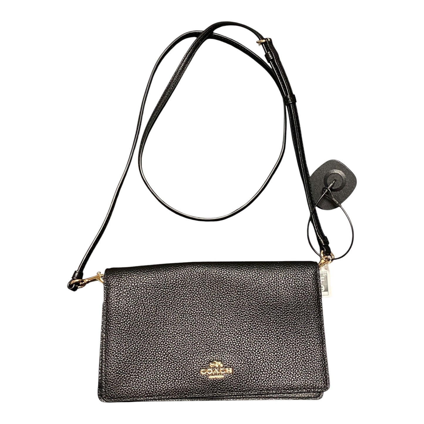 Handbag Designer By Coach In Black, Size:Small