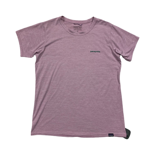Athletic Top Ss By Patagonia In Pink, Size:S