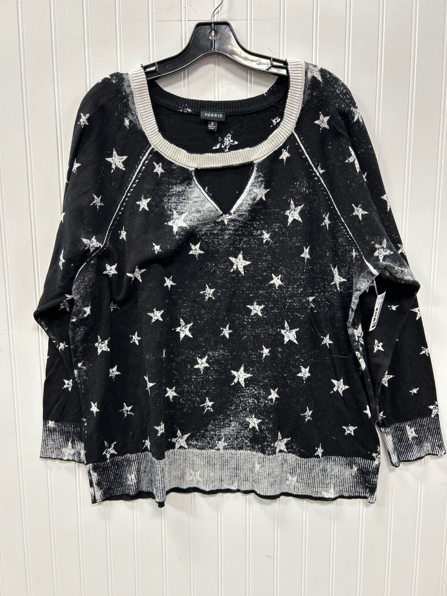 Sweater By Torrid In Black, Size:3X