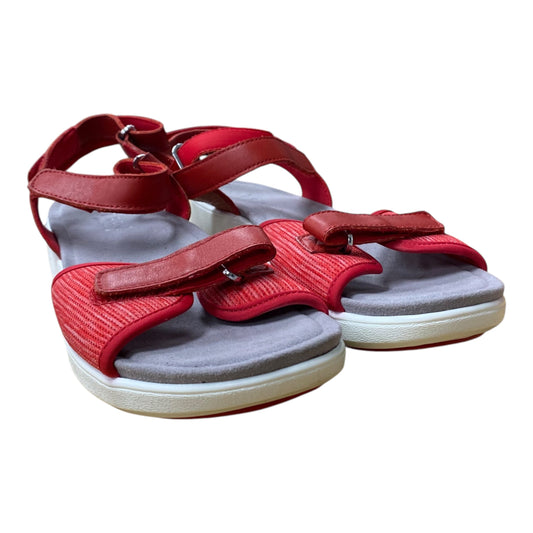 Sandals Sport By Alegria In Red, Size:9.5