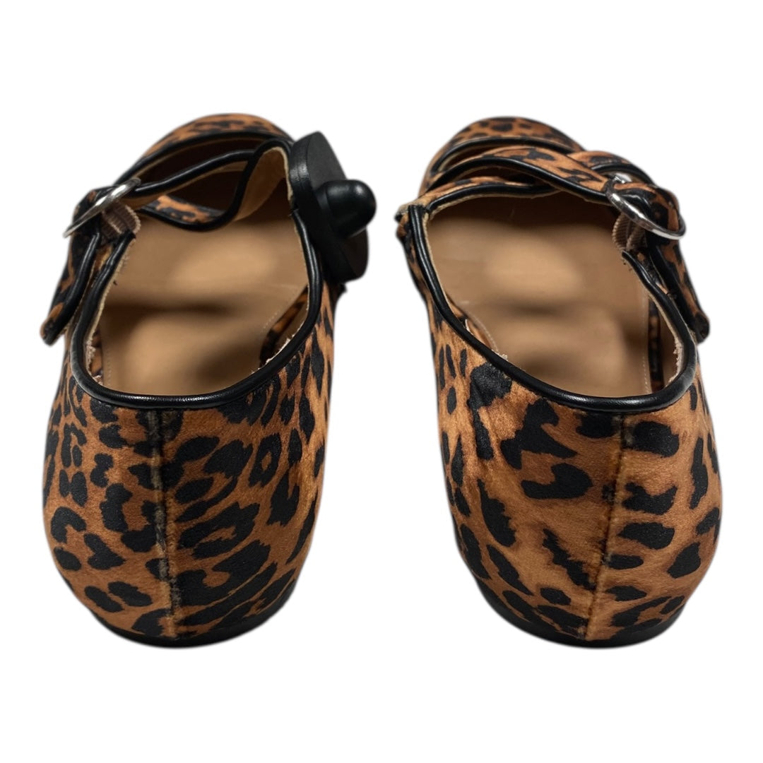 Shoes Flats By A New Day In Animal Print, Size:9.5
