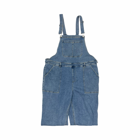 Overalls By Ava & Viv In Blue Denim, Size:20