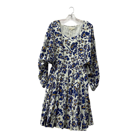 Dress Party Short By Caballero In Blue & White, Size:L