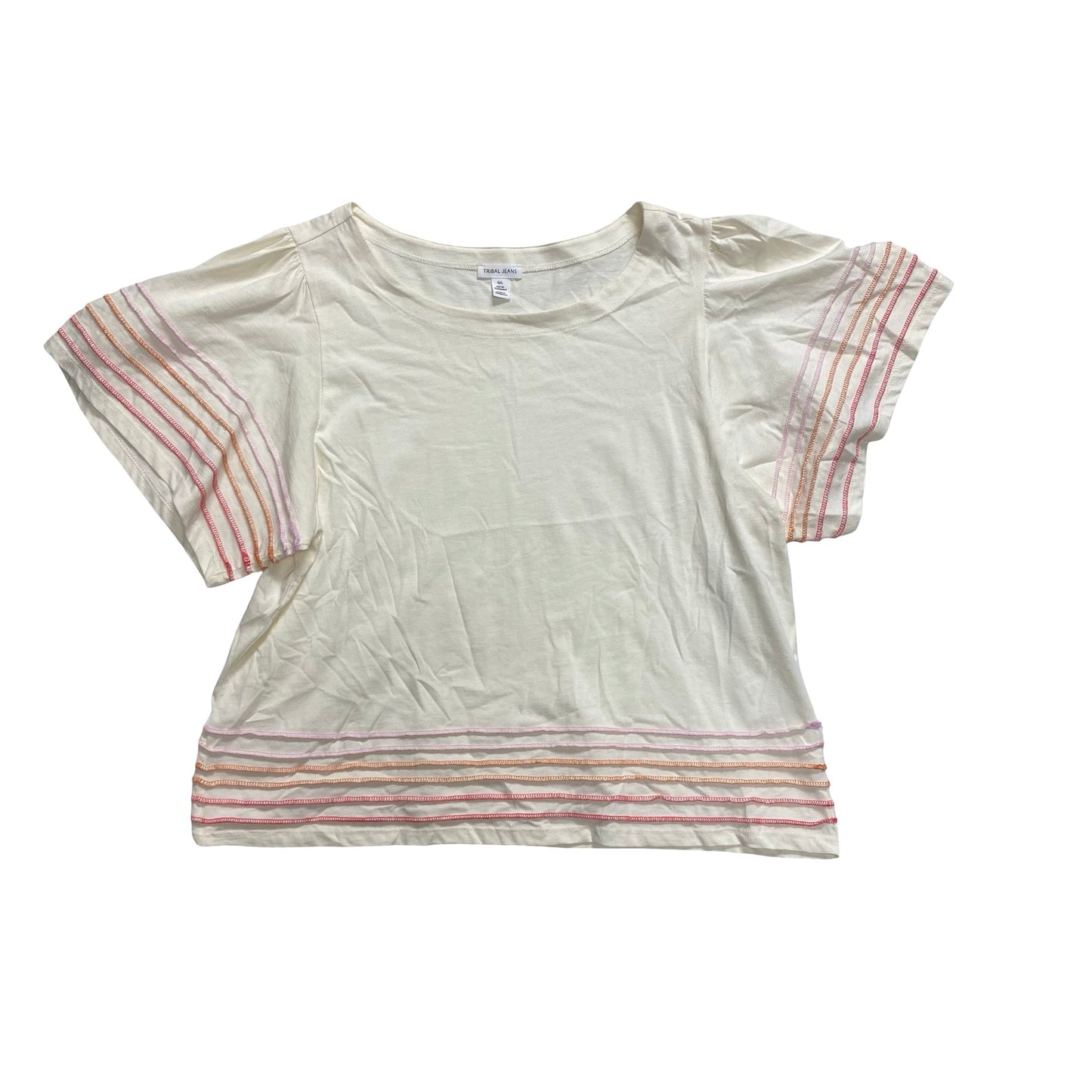 Top Ss By Tribal In Cream, Size:L