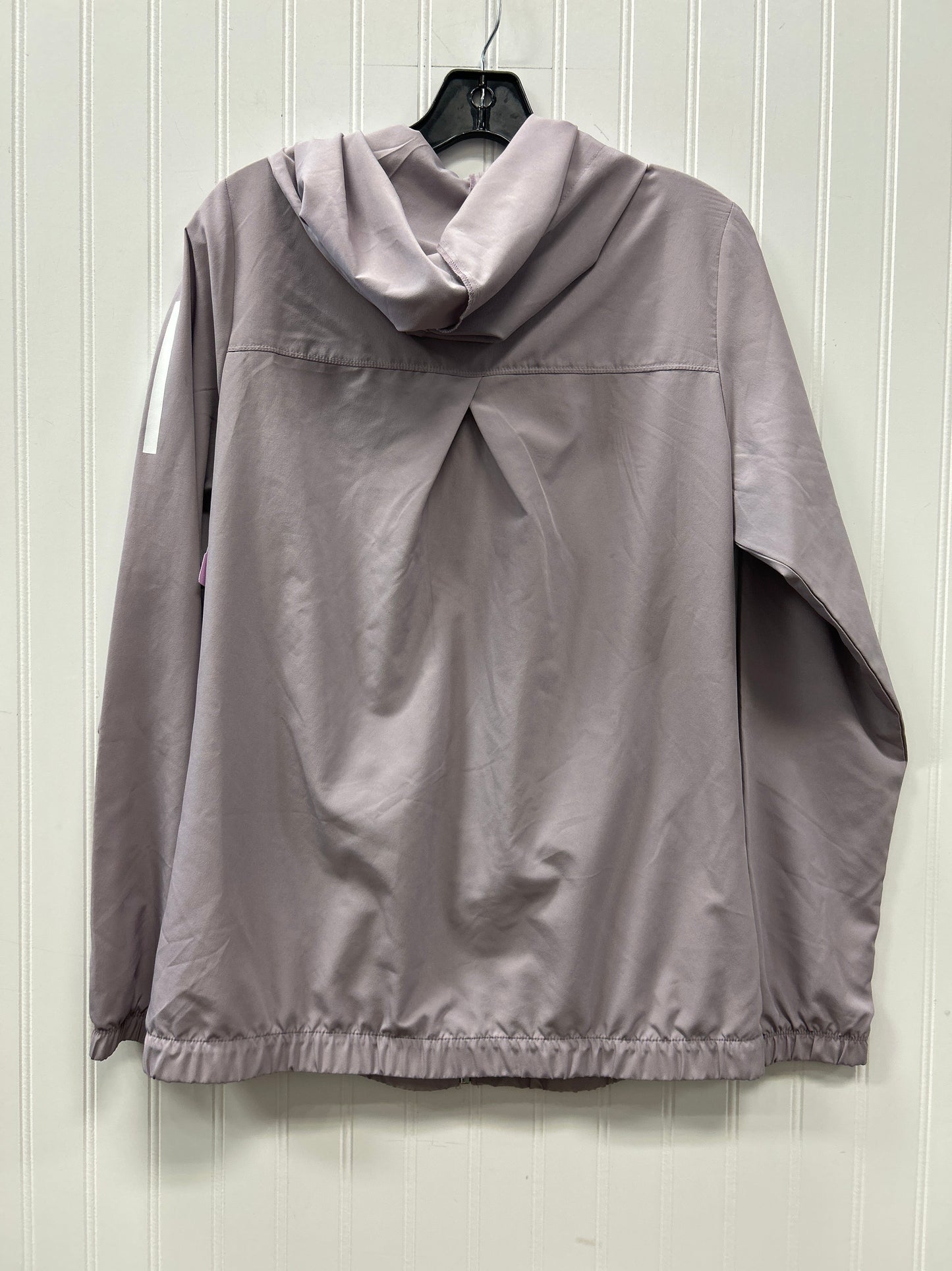 Athletic Jacket By Adidas In Purple, Size:M
