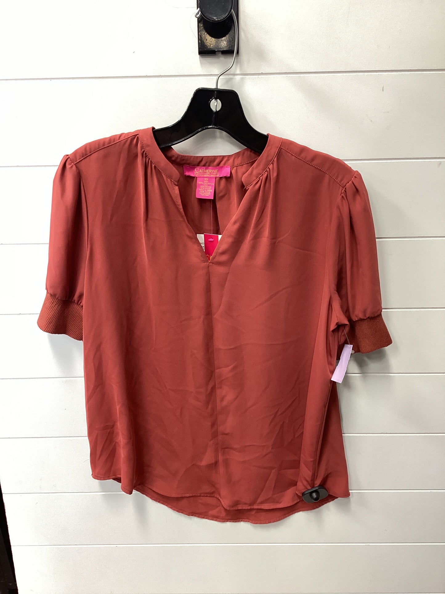 Top Ss By Catherine Malandrino In Orange, Size:Xs