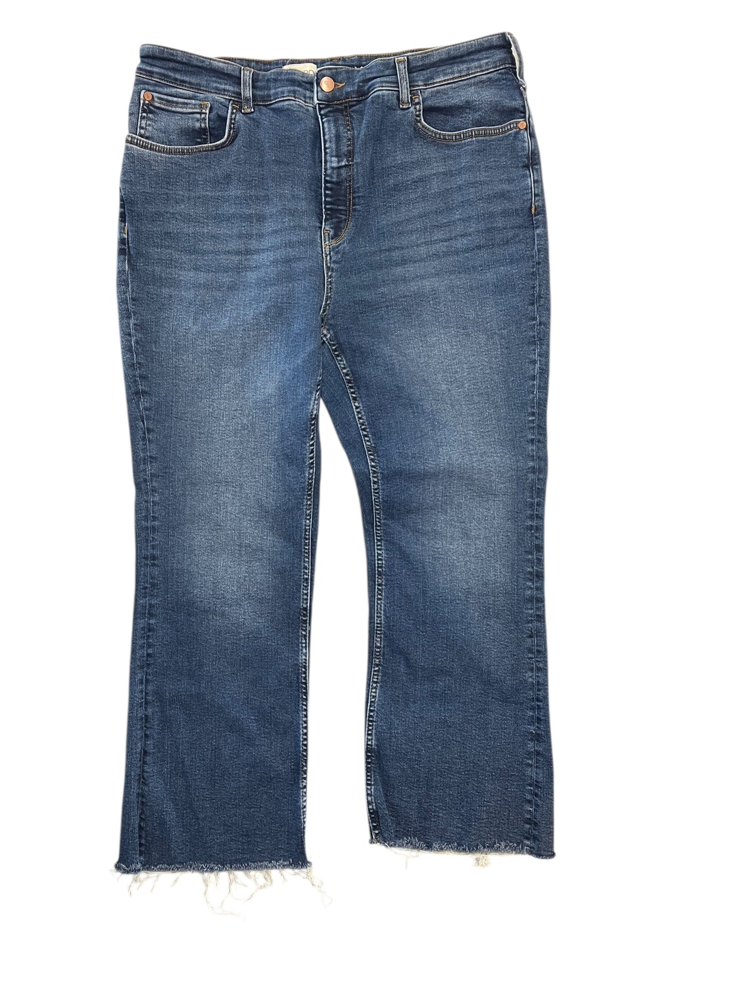Jeans Wide Leg By Pilcro In Blue Denim, Size:18
