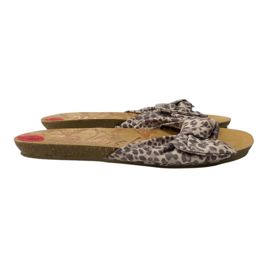 Sandals Flats By Blowfish In Animal Print, Size:6