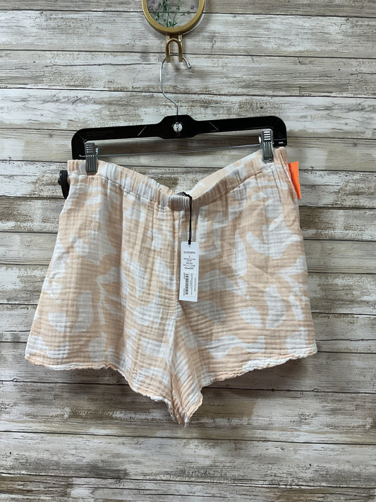 Shorts By Michael Stars In Tan & White, Size:L