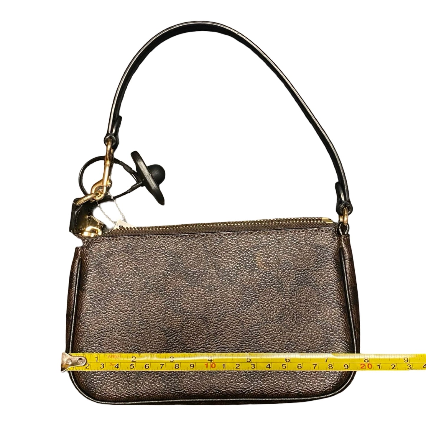 Handbag Designer By Coach In Brown, Size:Small