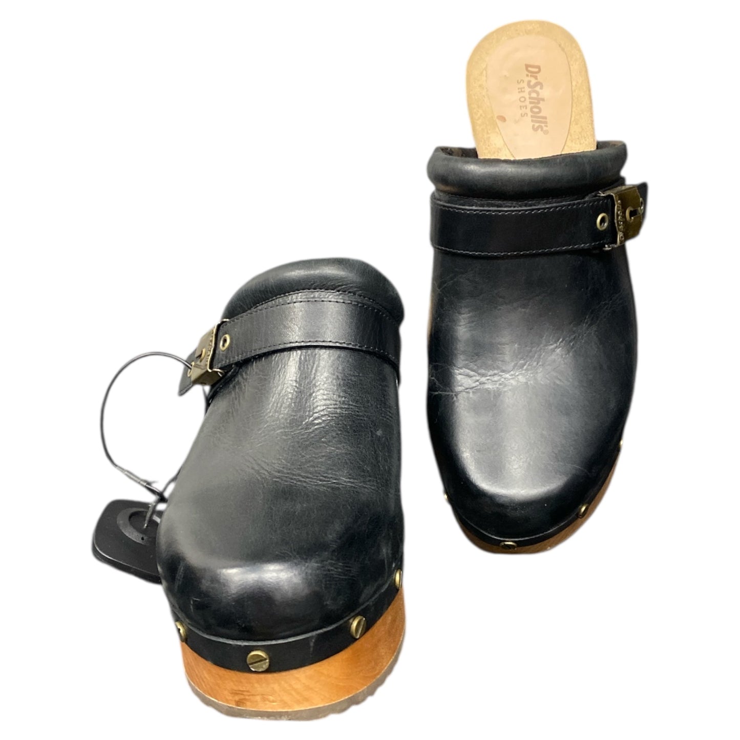 Shoes Heels Block By Dr Scholls In Black, Size:9