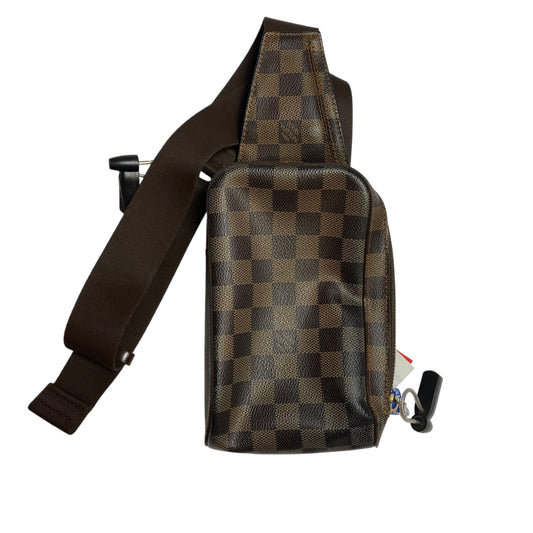 Belt Bag Luxury Designer By Louis Vuitton In Brown, Size:Small