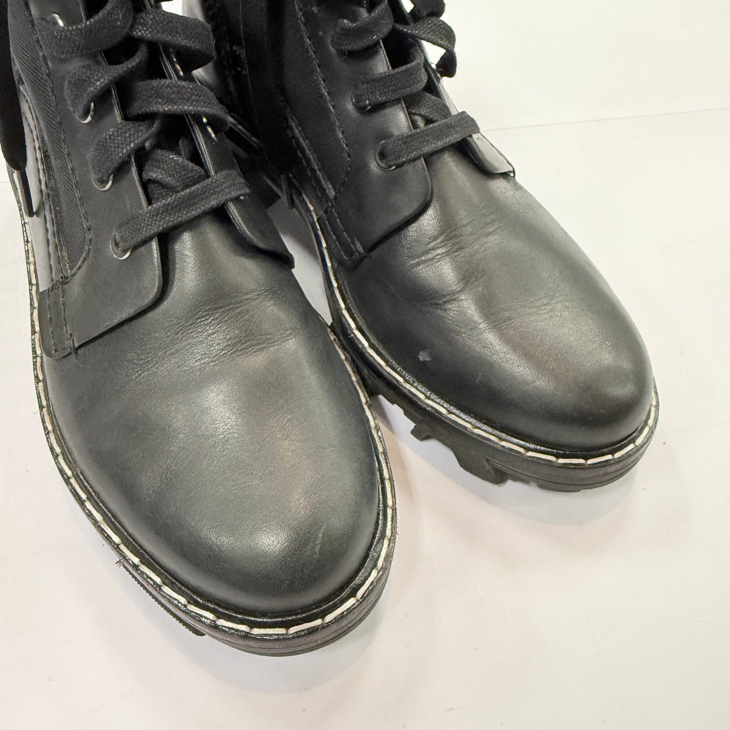 Boots Leather By Rag And Bone In Black, Size: 8