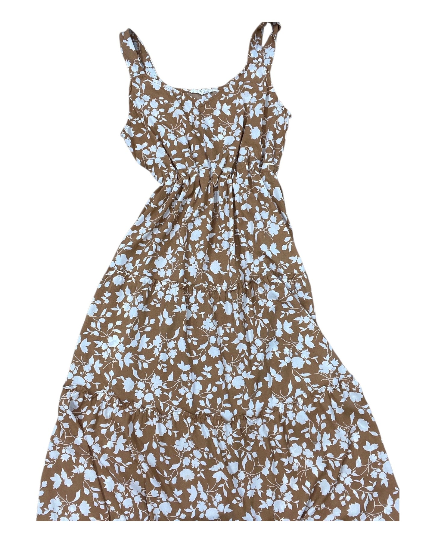 Dress Casual Maxi By Mine In Brown, Size:L