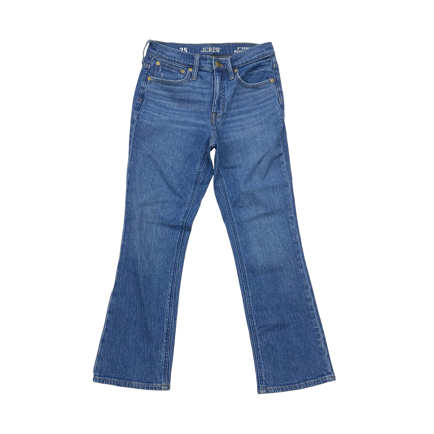 Jeans Boot Cut By J. Crew In Blue Denim, Size:0