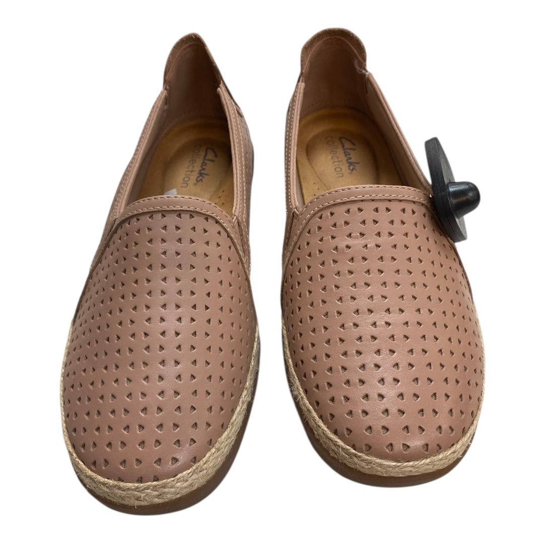 Shoes Flats By Clarks In Pink, Size:7.5