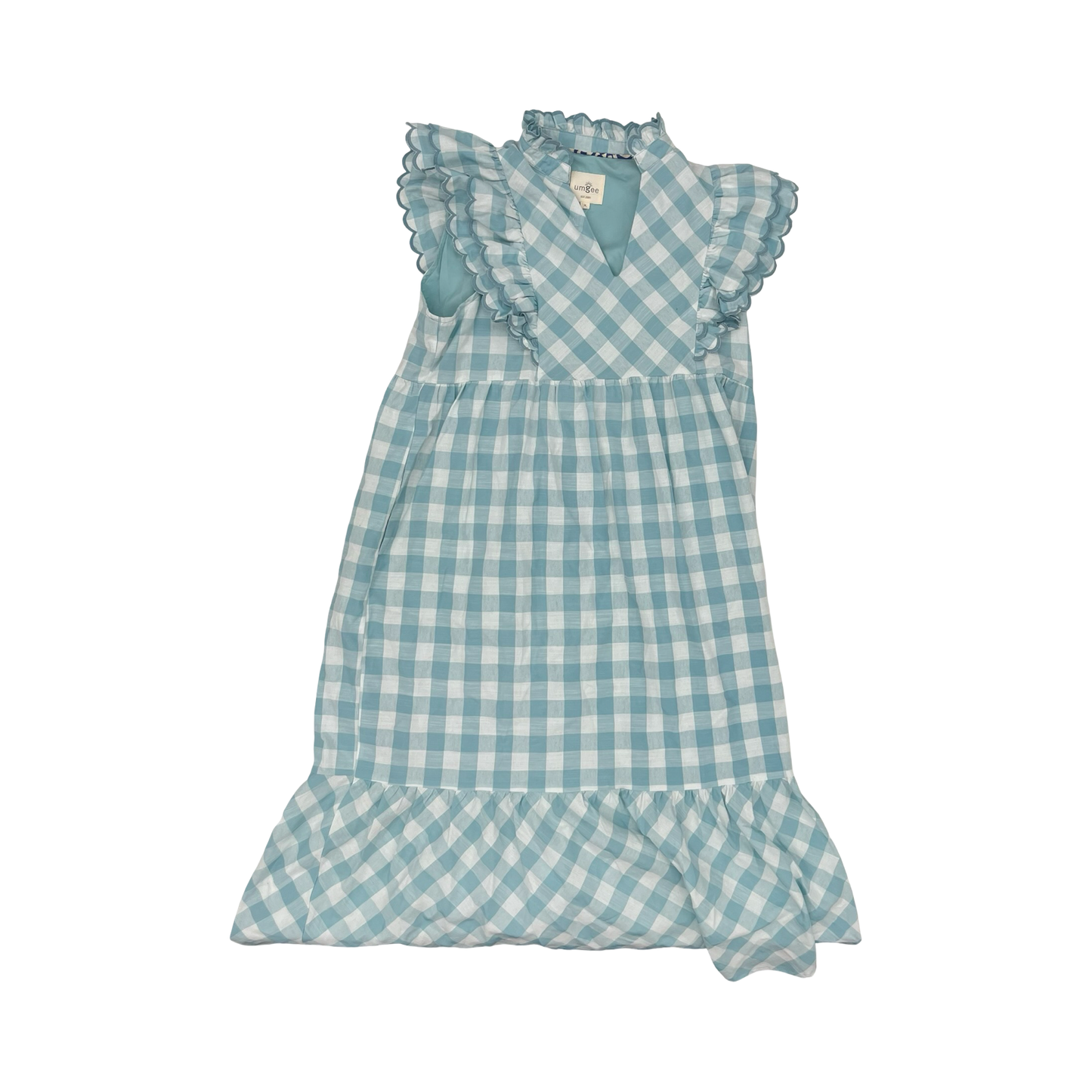 Dress Party Midi By Umgee In Blue & White, Size:M