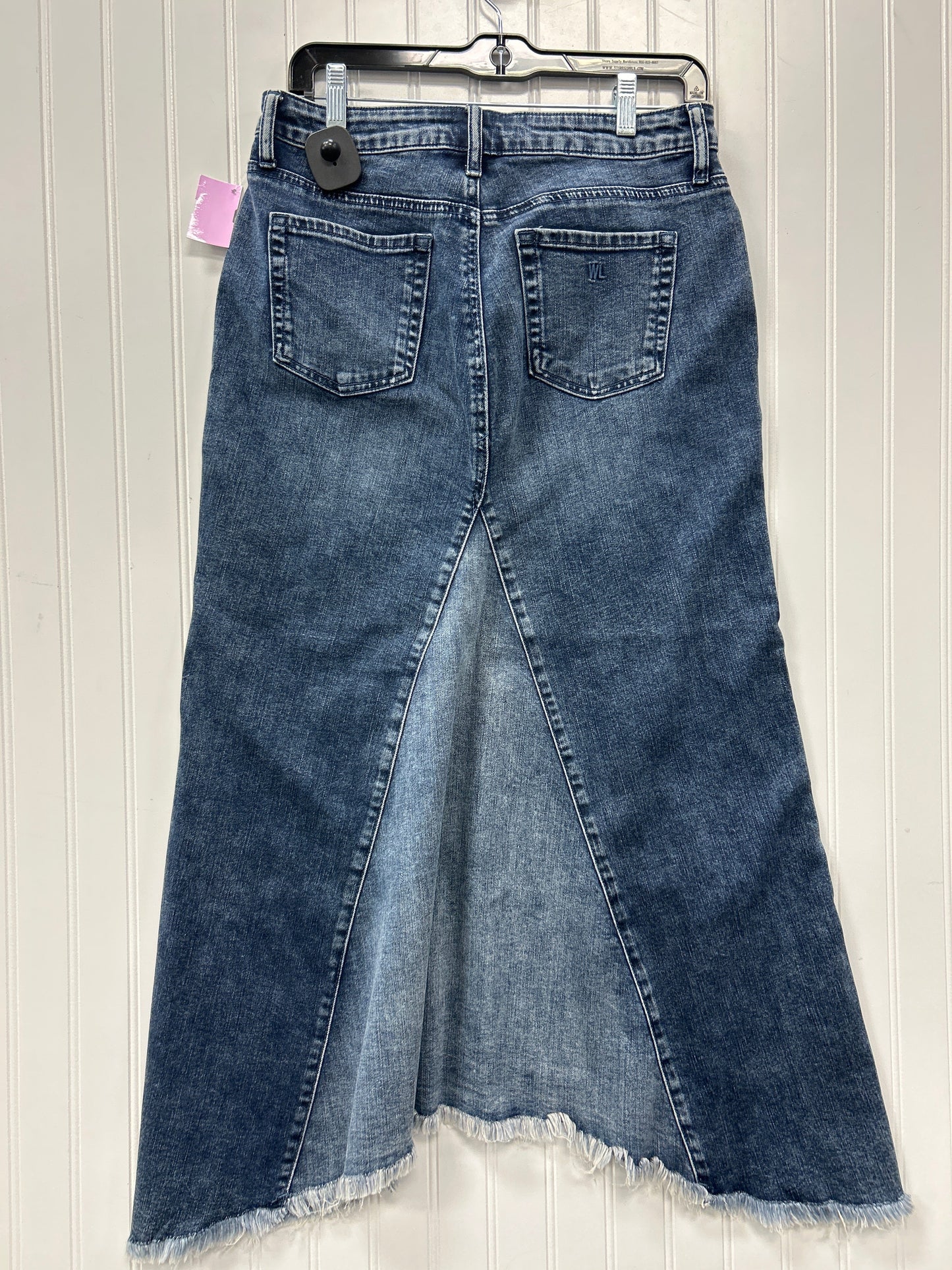Skirt Maxi By Cmc In Blue Denim, Size:6