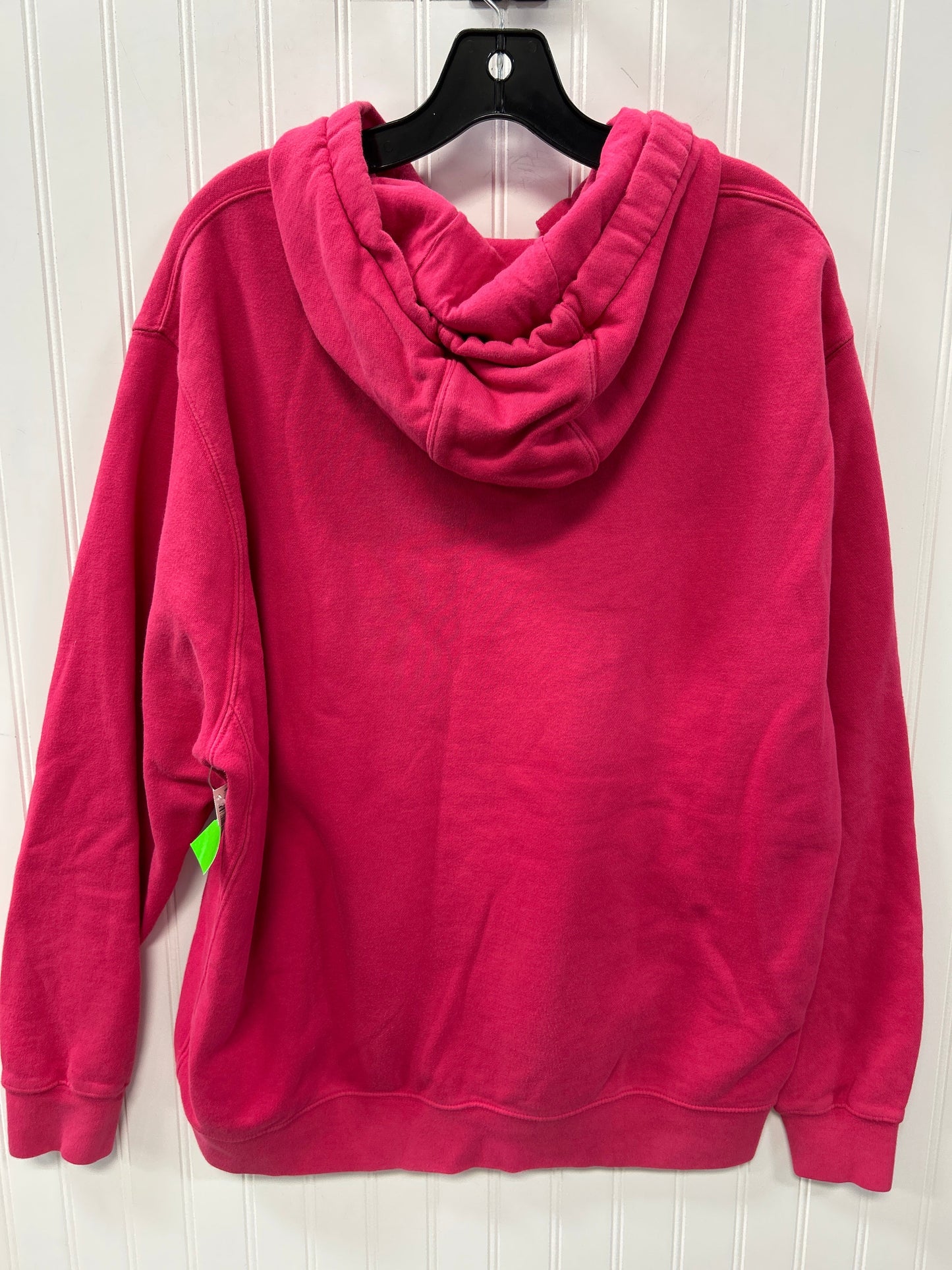 Athletic Sweatshirt Hoodie By Nike Apparel In Pink, Size:1X