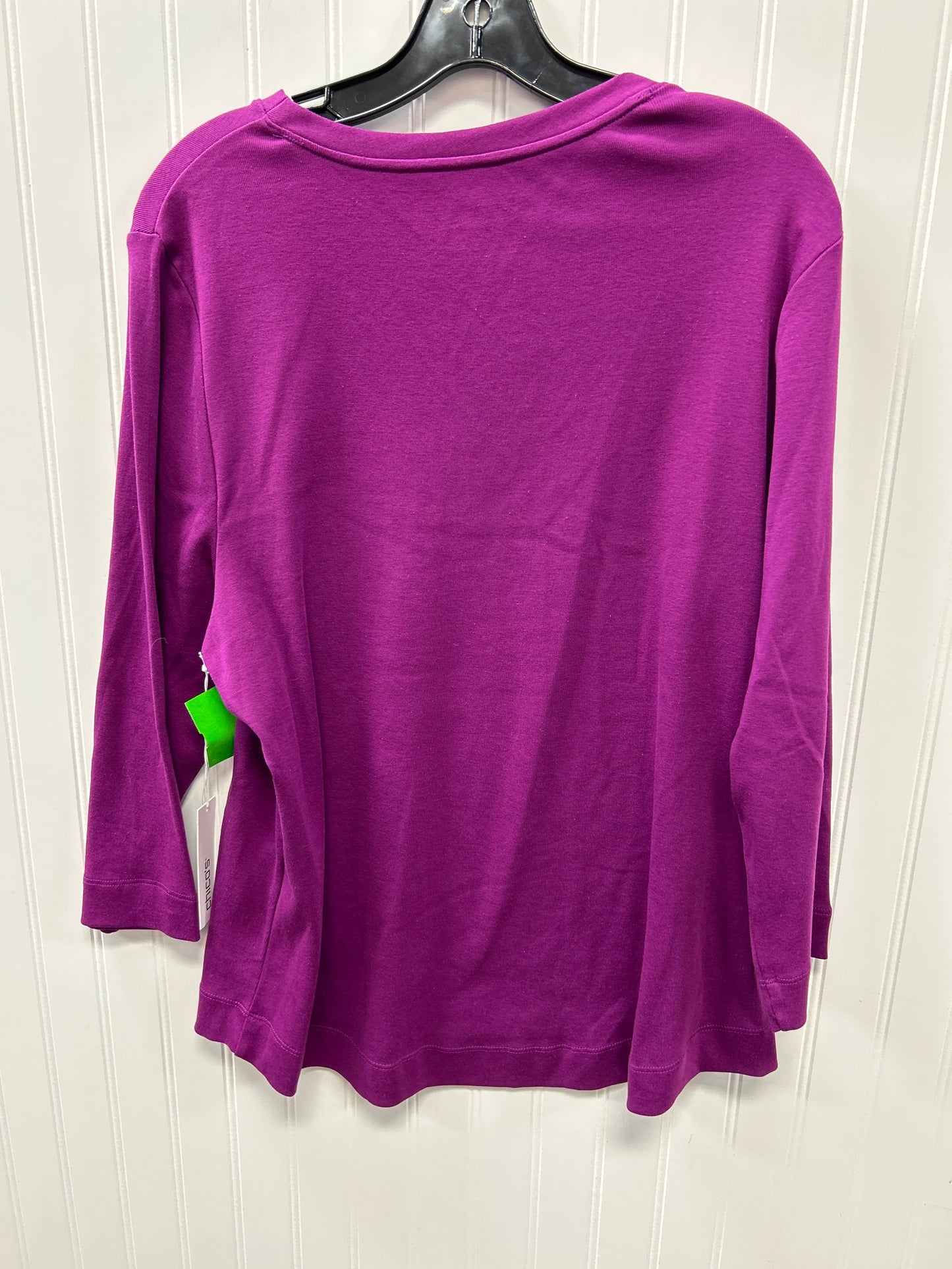 Top Ls By Chicos In Purple, Size:Xl