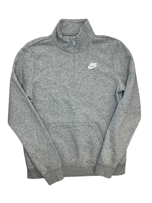 Athletic Sweatshirt Collar By Nike Apparel In Grey, Size:S