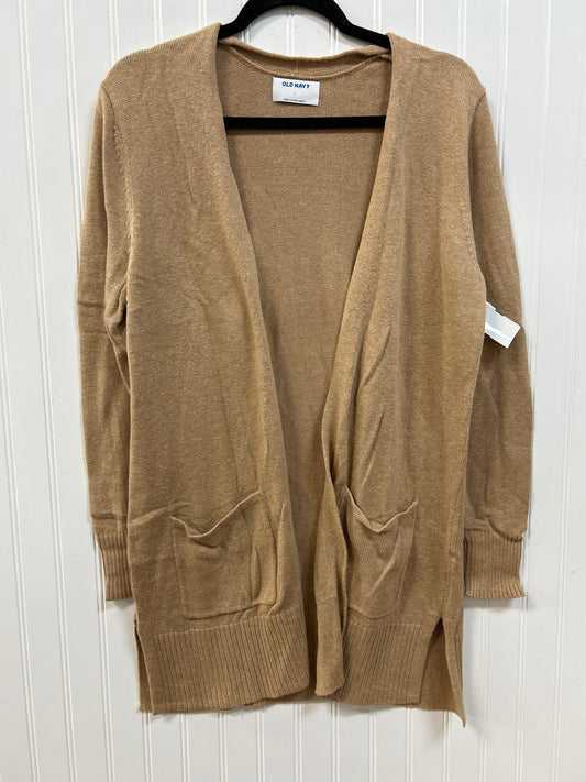 Sweater Cardigan By Old Navy In Tan, Size:L