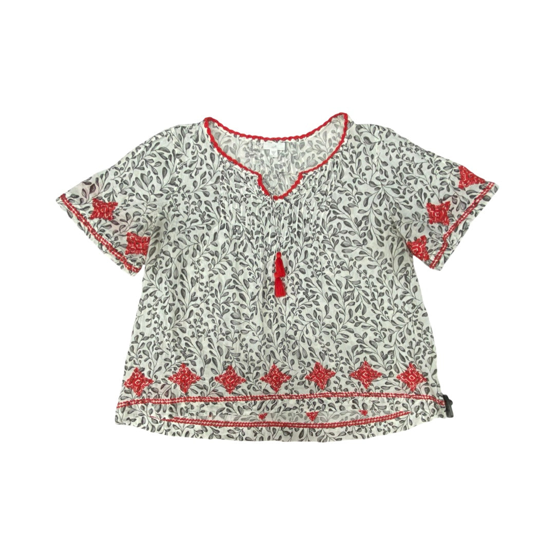 Top Ss By J. Jill In Black & White, Size:Xl
