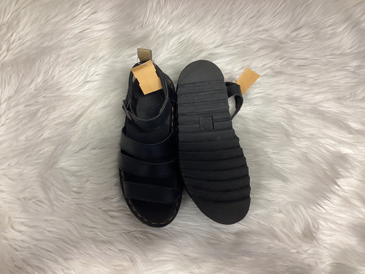Sandals Flats By Dr Martens In Black, Size:10
