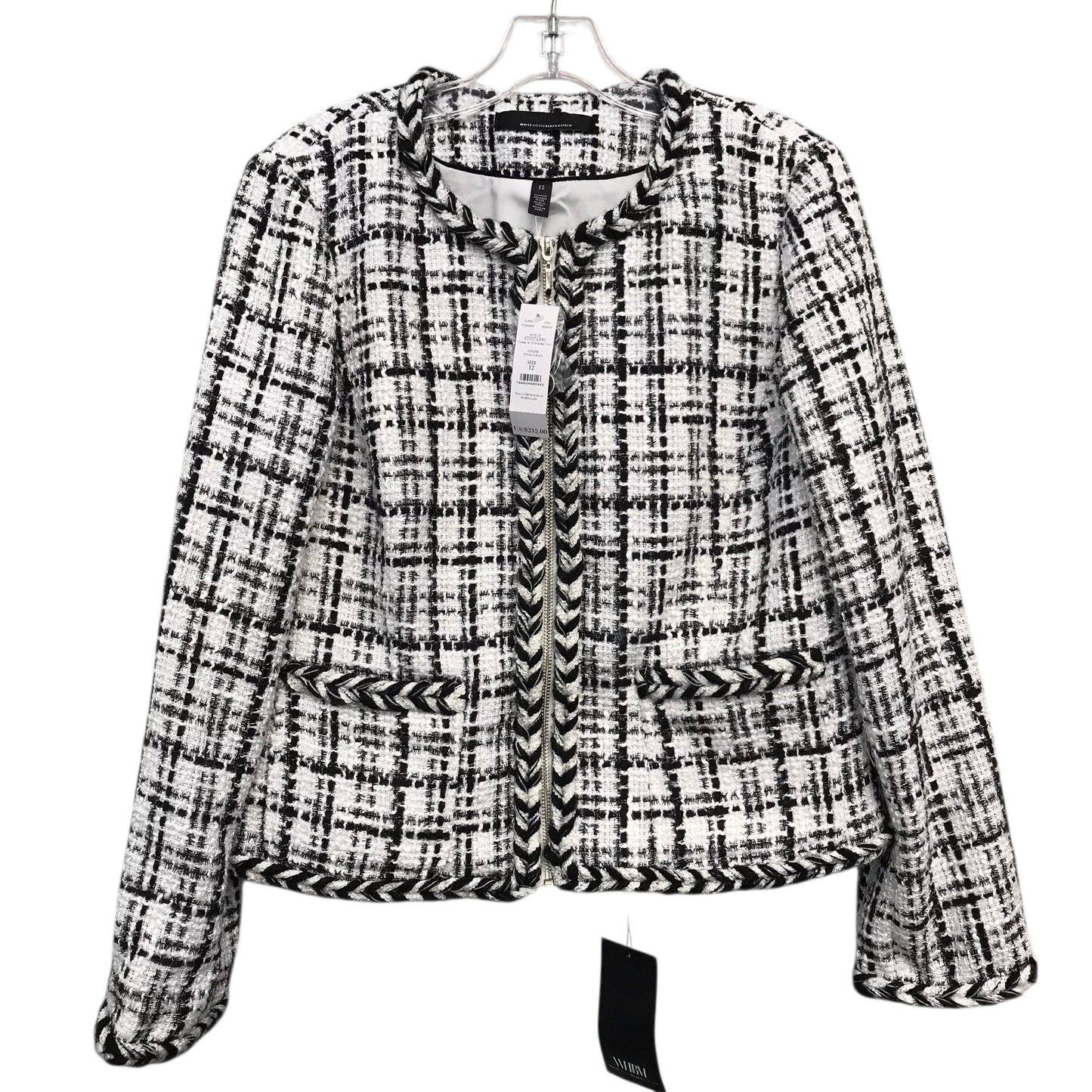Jacket Other By White House Black Market In Black & White, Size:L