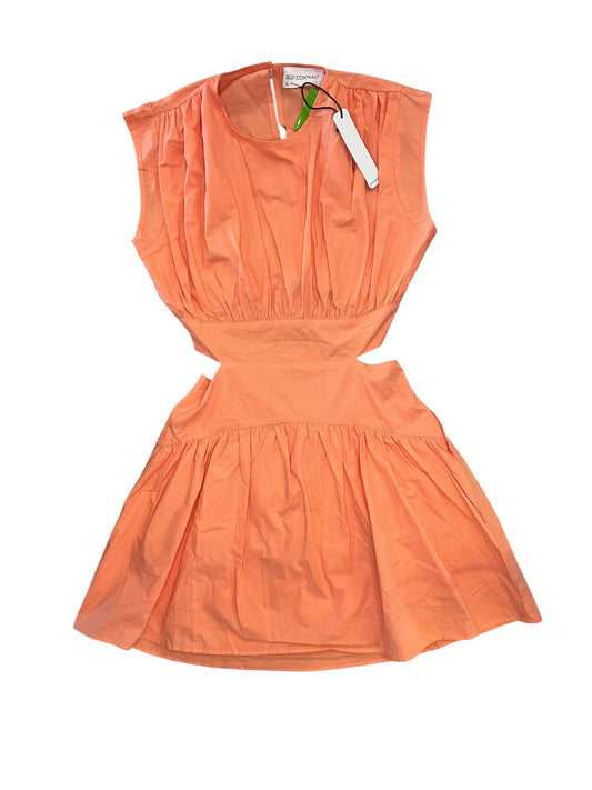 Dress Casual Short By Self Contrast In Orange, Size:Xs