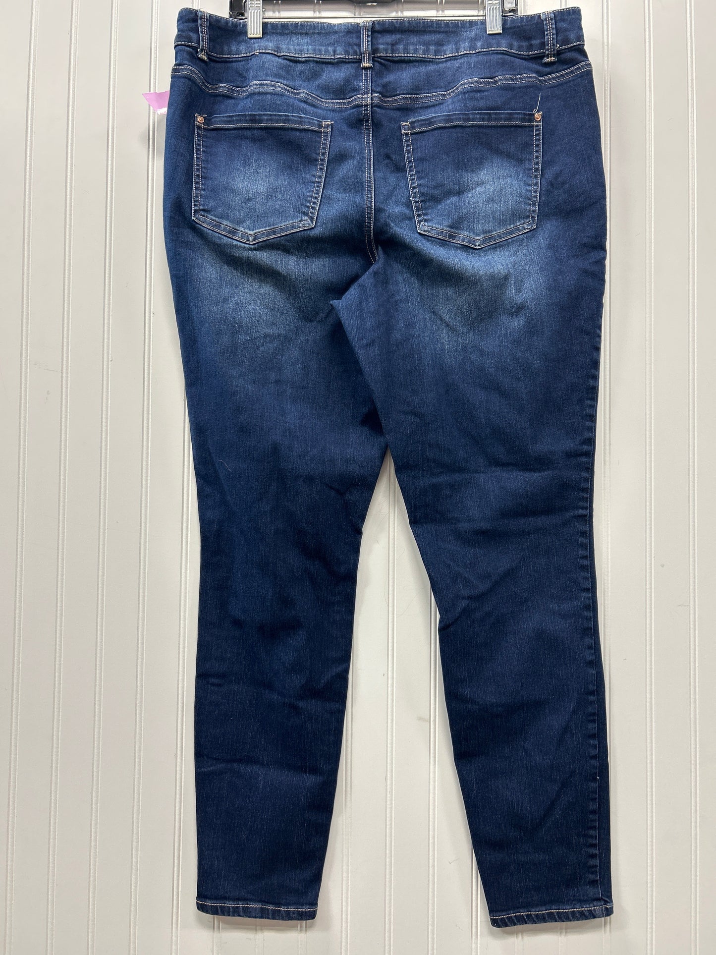 Jeans Skinny By Maurices In Blue Denim, Size:20