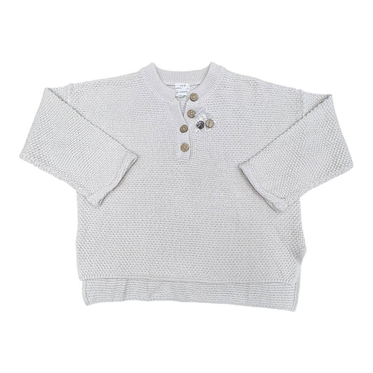 Sweater By Blu Pepper In Ivory, Size:S