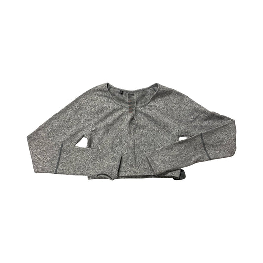 Athletic Top Ls Crewneck By Gym Shark In Grey, Size:M