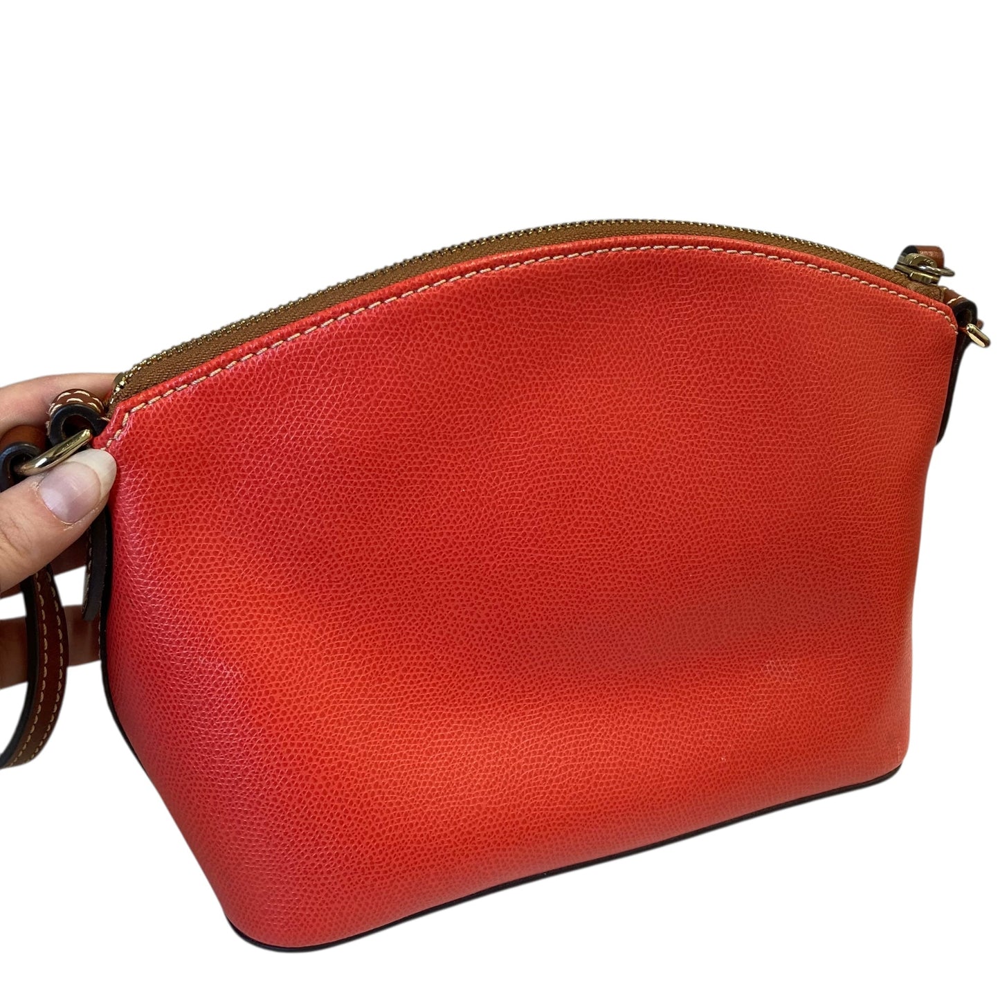 Crossbody Designer By Dooney And Bourke In Orange, Size:Medium