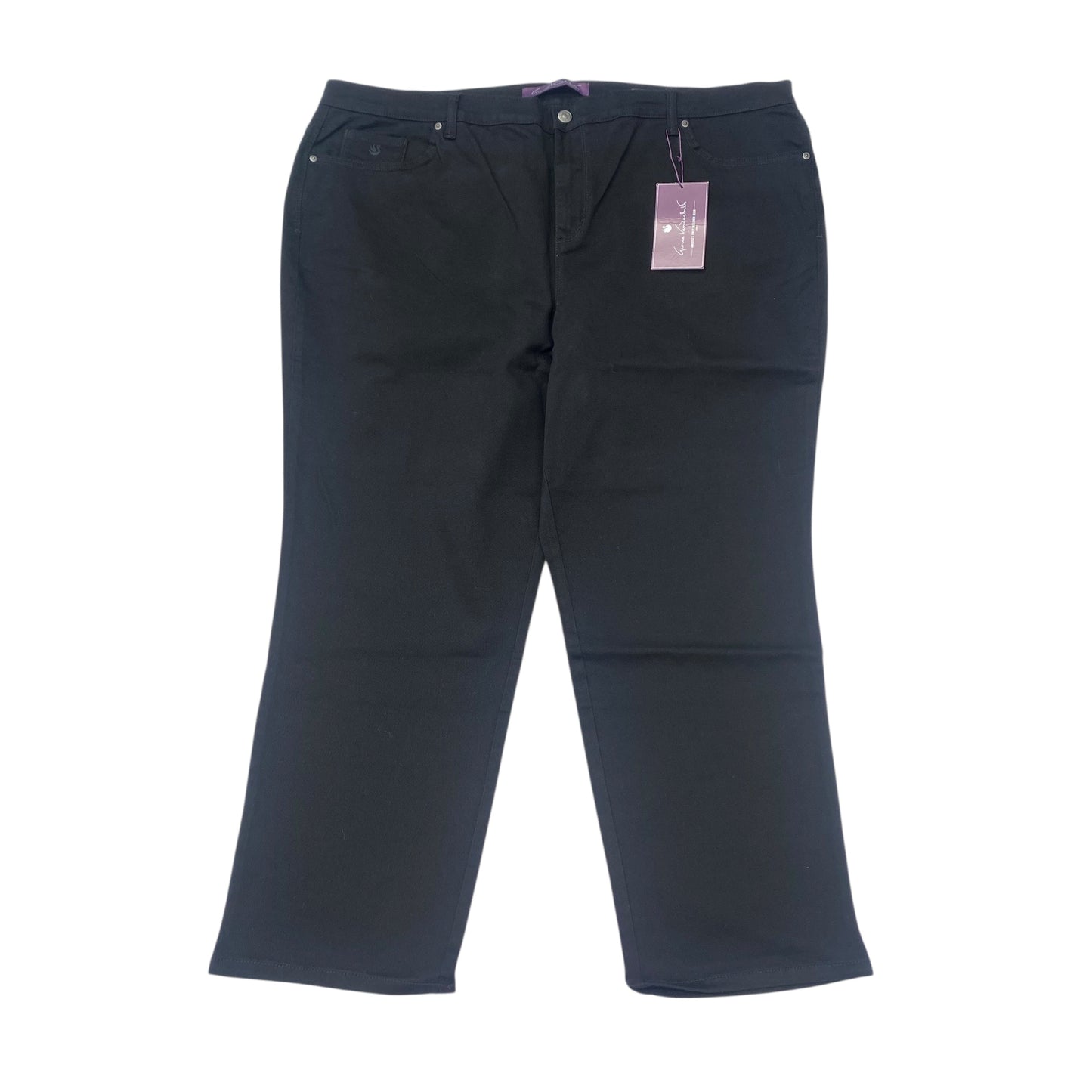 Jeans Skinny By Gloria Vanderbilt In Black, Size:22