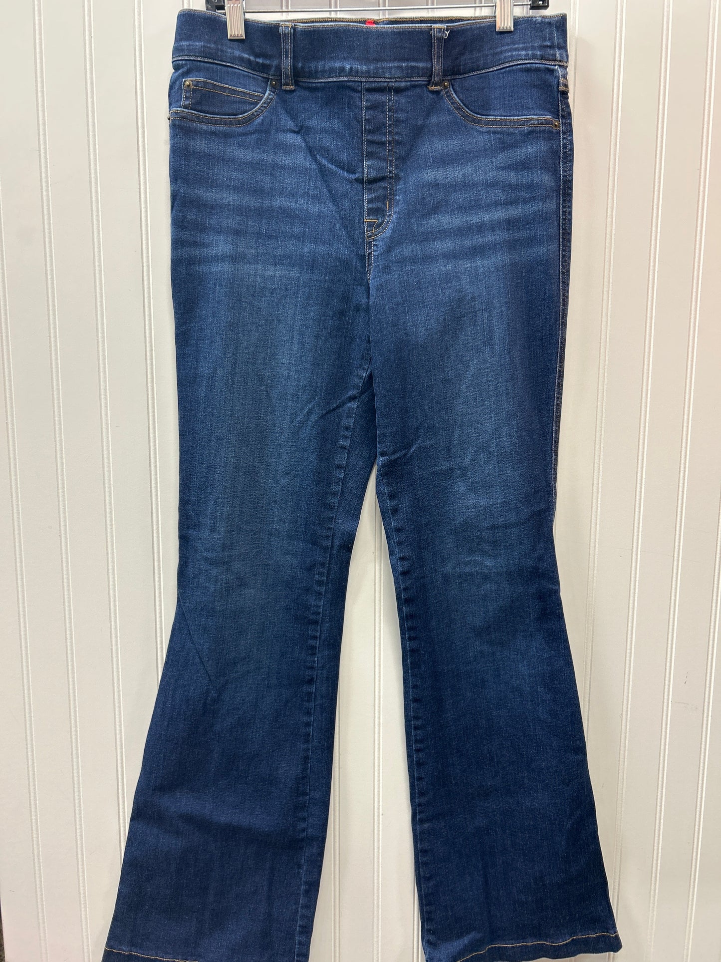 Jeans Boot Cut By Spanx In Blue Denim, Size:L
