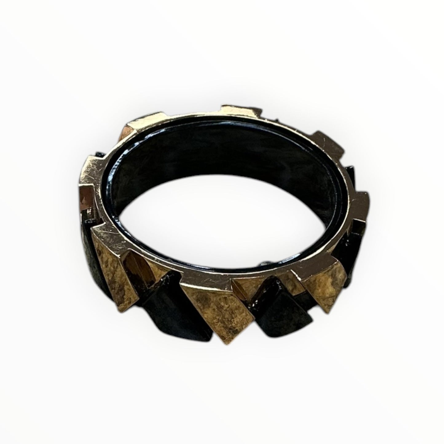 Bracelet Designer By Tory Burch In Black & Gold