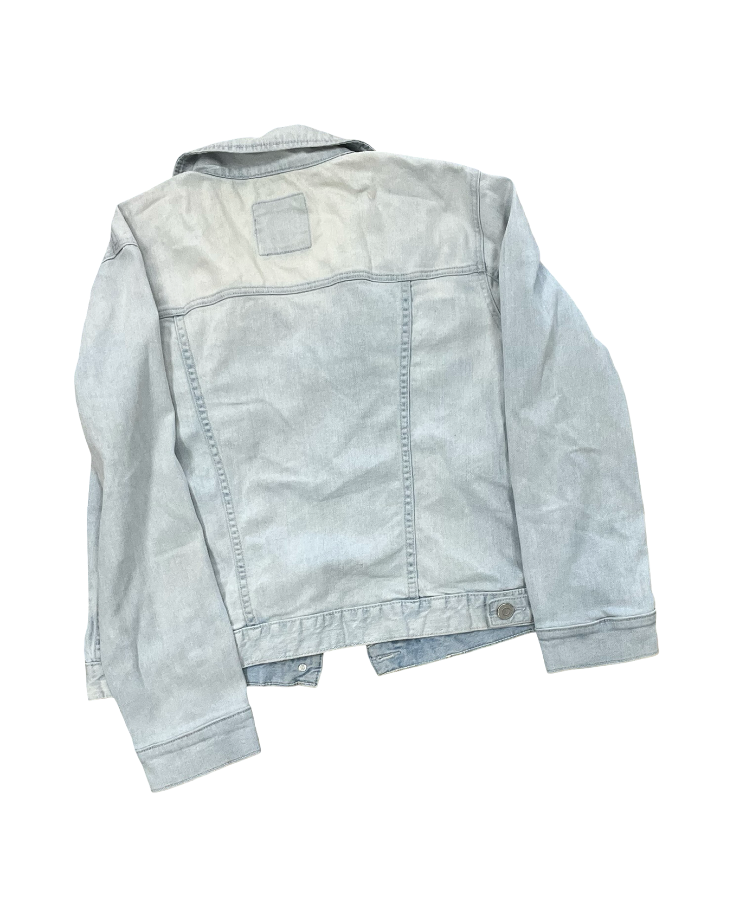 Jacket Denim By Lc Lauren Conrad In Blue Denim, Size:L