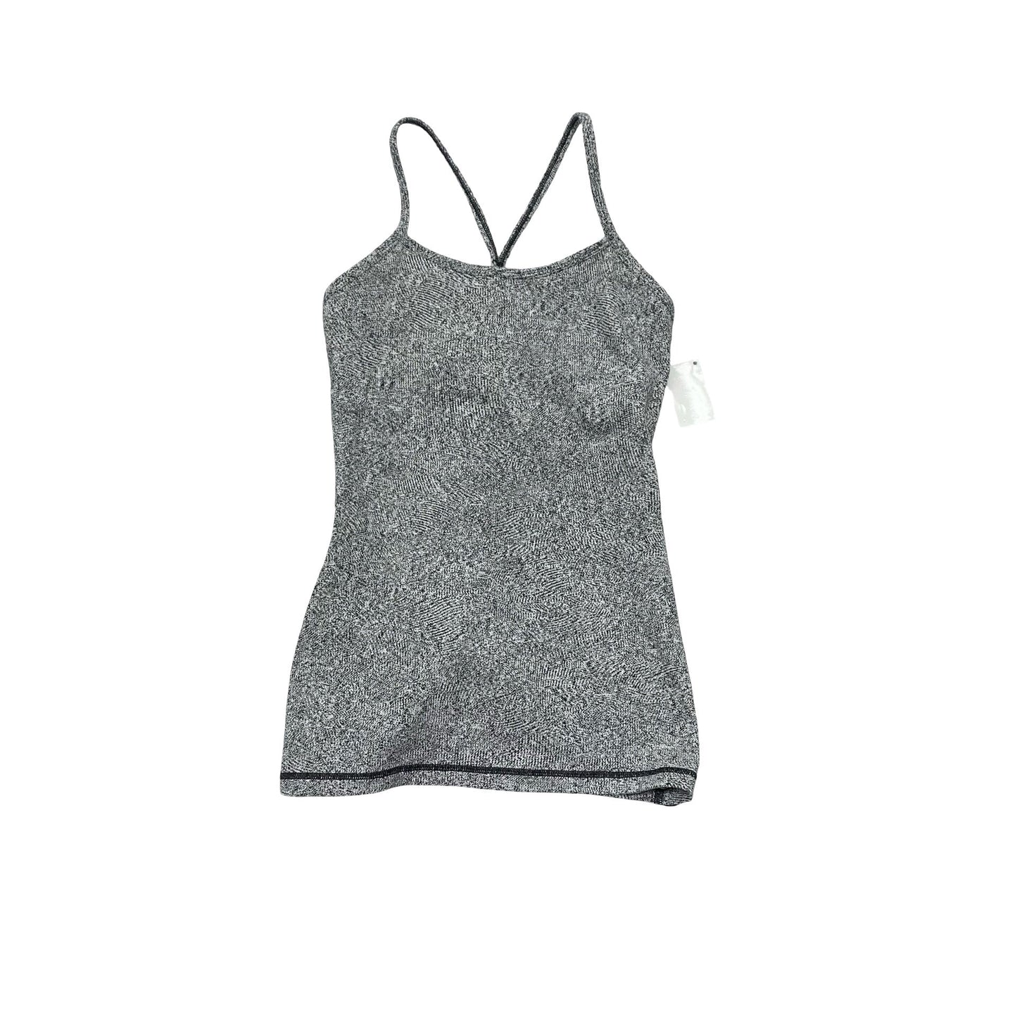 Athletic Tank Top By Lululemon In Grey, Size:S