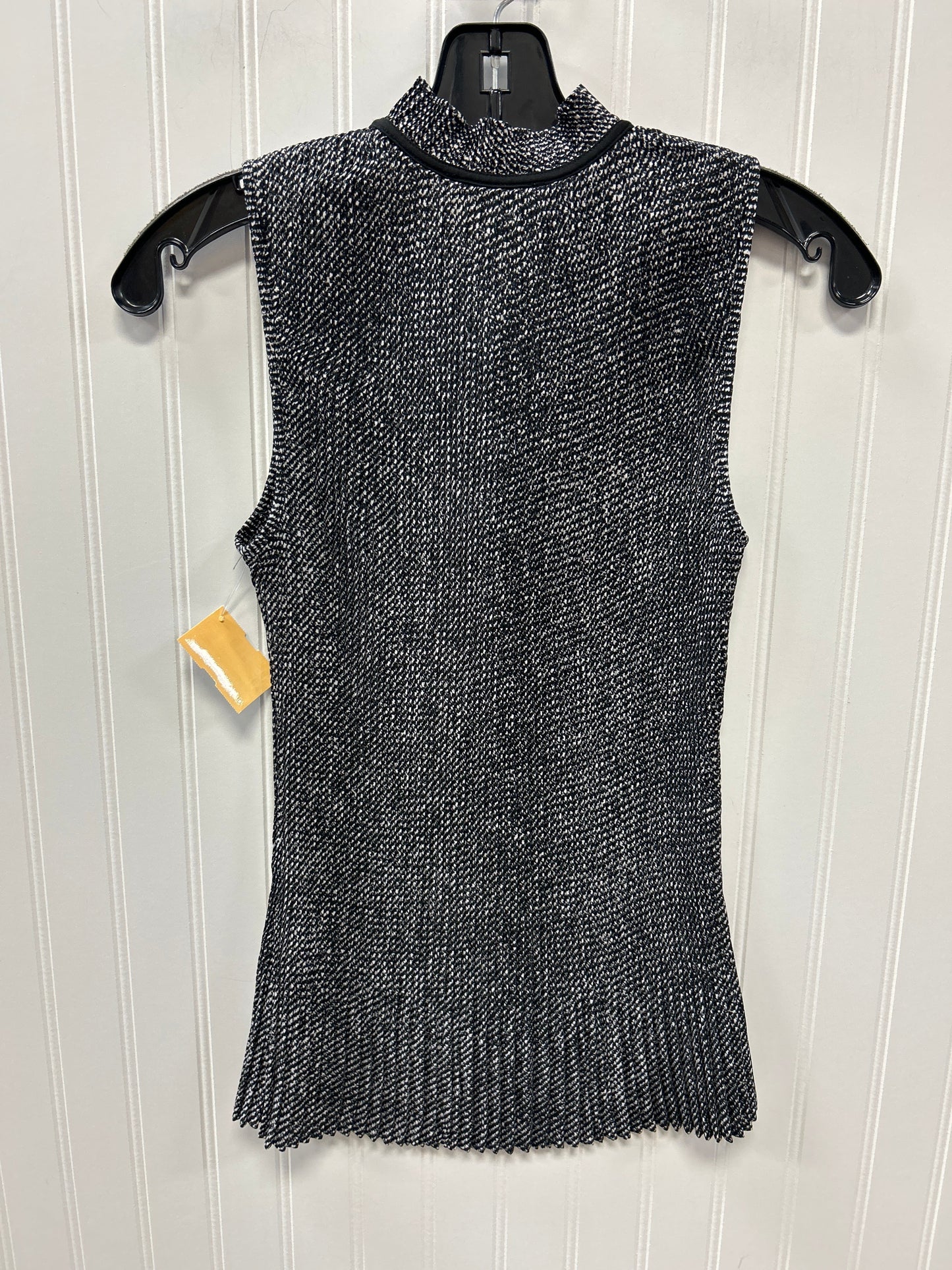 Blouse Sleeveless By Dkny In Black, Size:S
