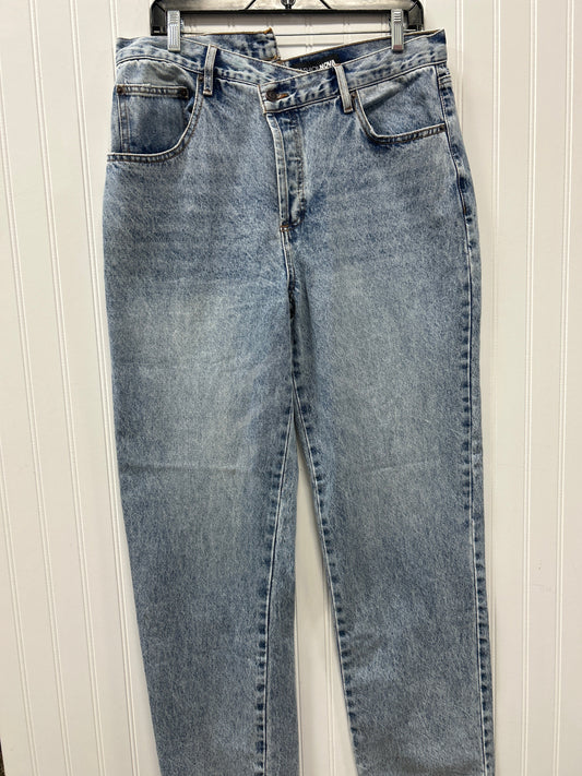 Jeans Wide Leg By Fashion Nova In Blue Denim, Size:10