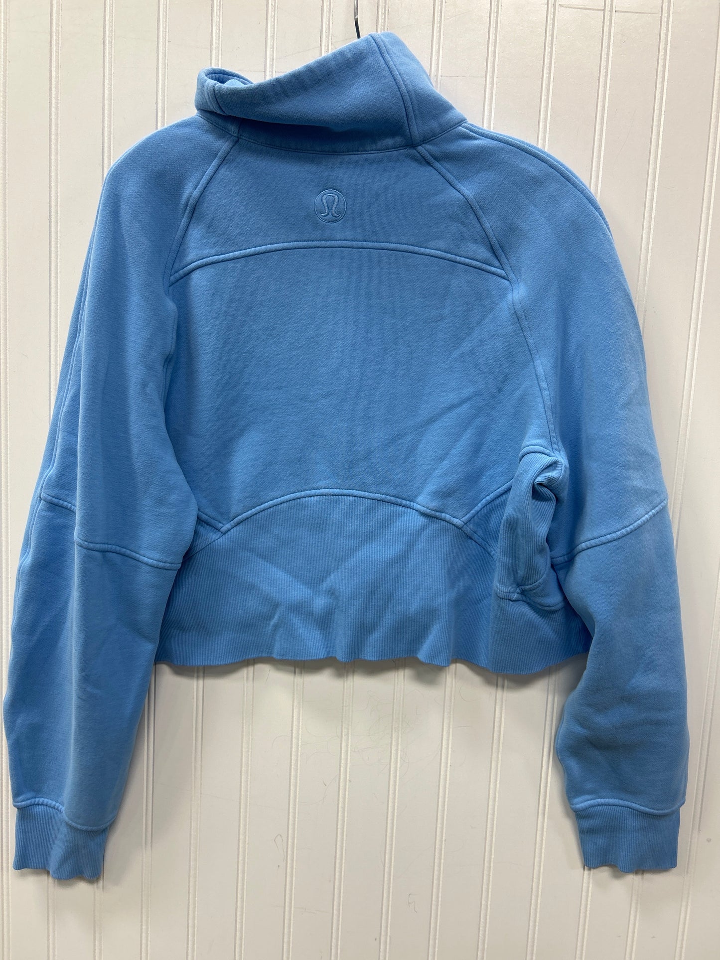 Athletic Sweatshirt Collar By Lululemon In Blue, Size:M