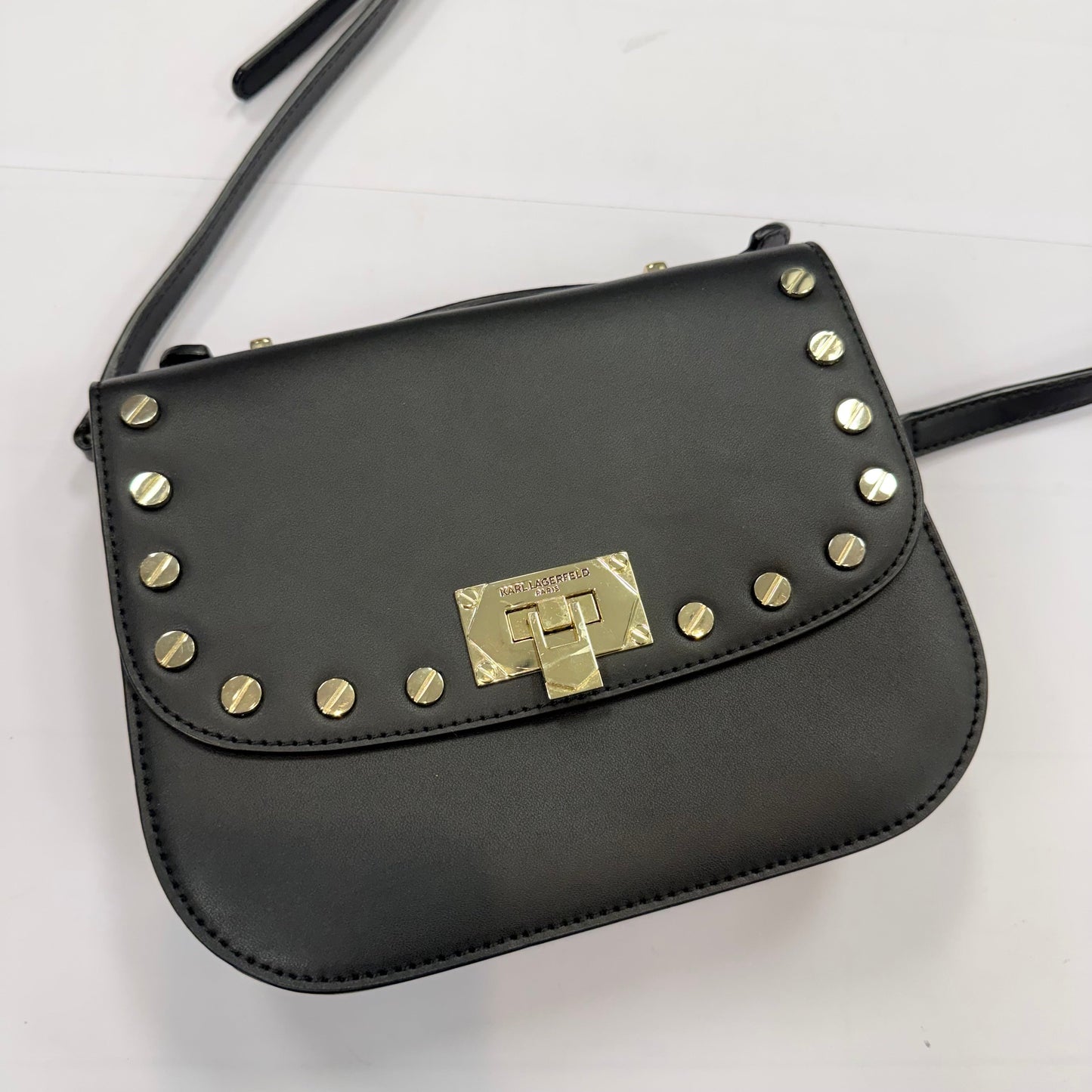 Crossbody Designer By Karl Lagerfeld, Size: Small