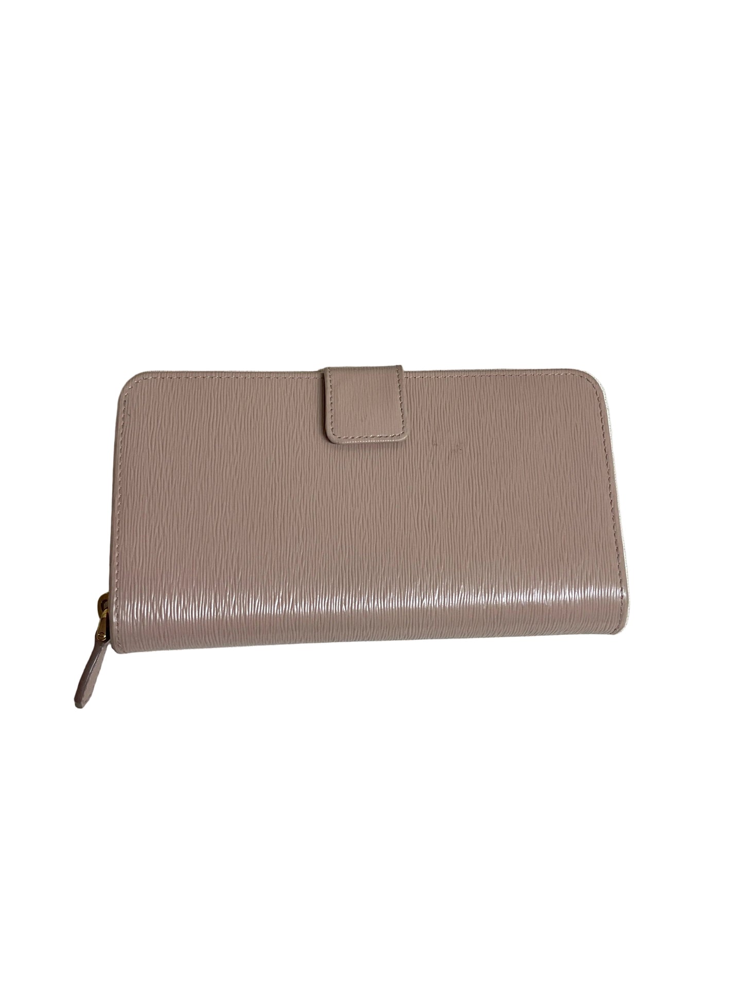 Wallet Luxury Designer By Prada In Tan, Size:Medium