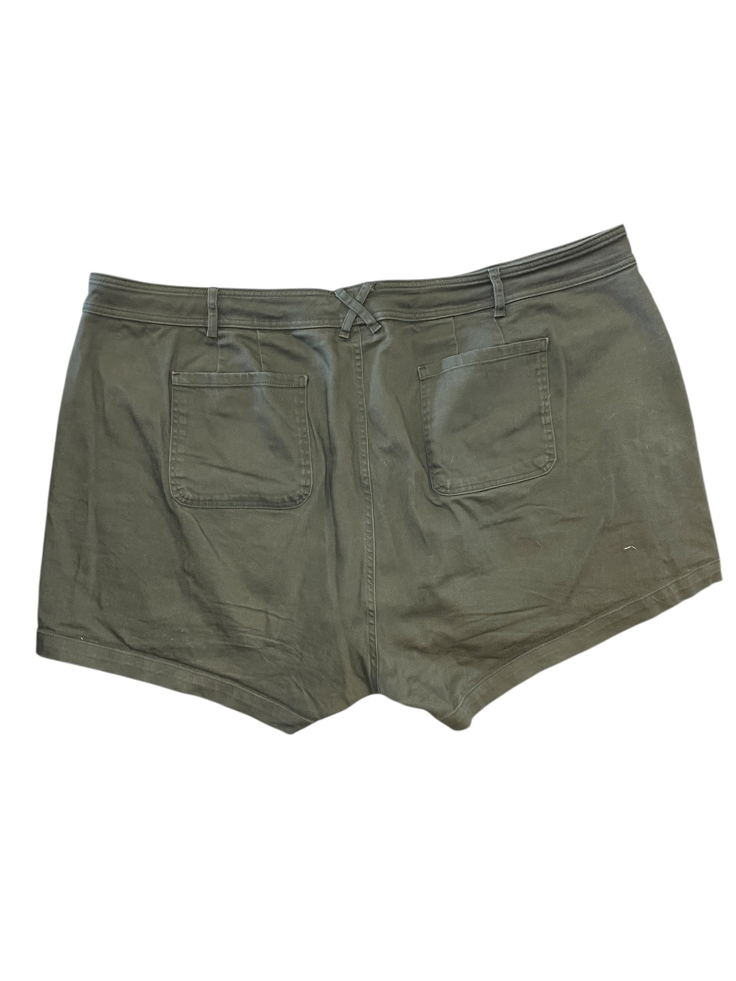 Shorts By Ava & Viv In Green, Size:4X