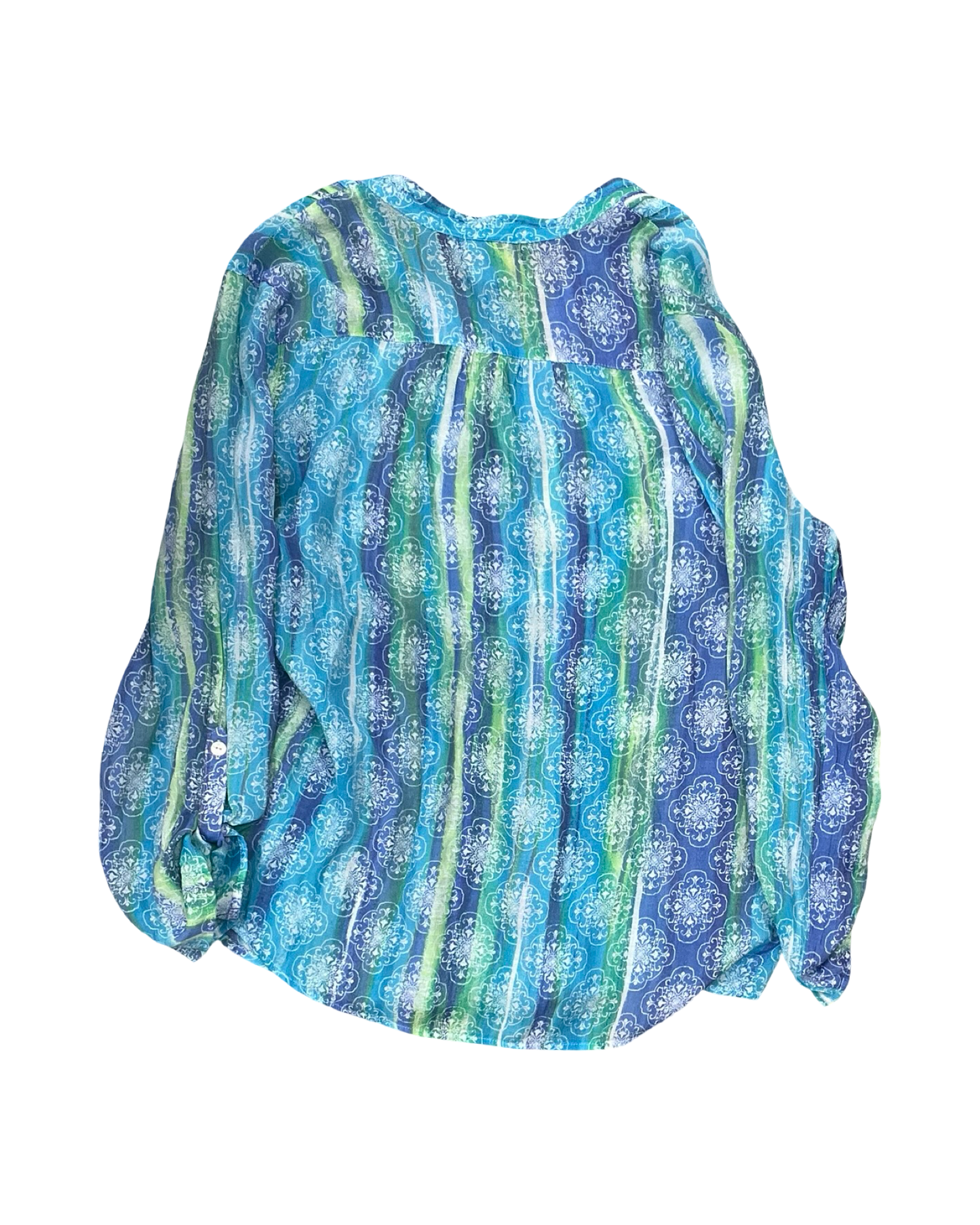 Top Ls By Ruff Hewn In Blue & Green, Size:L