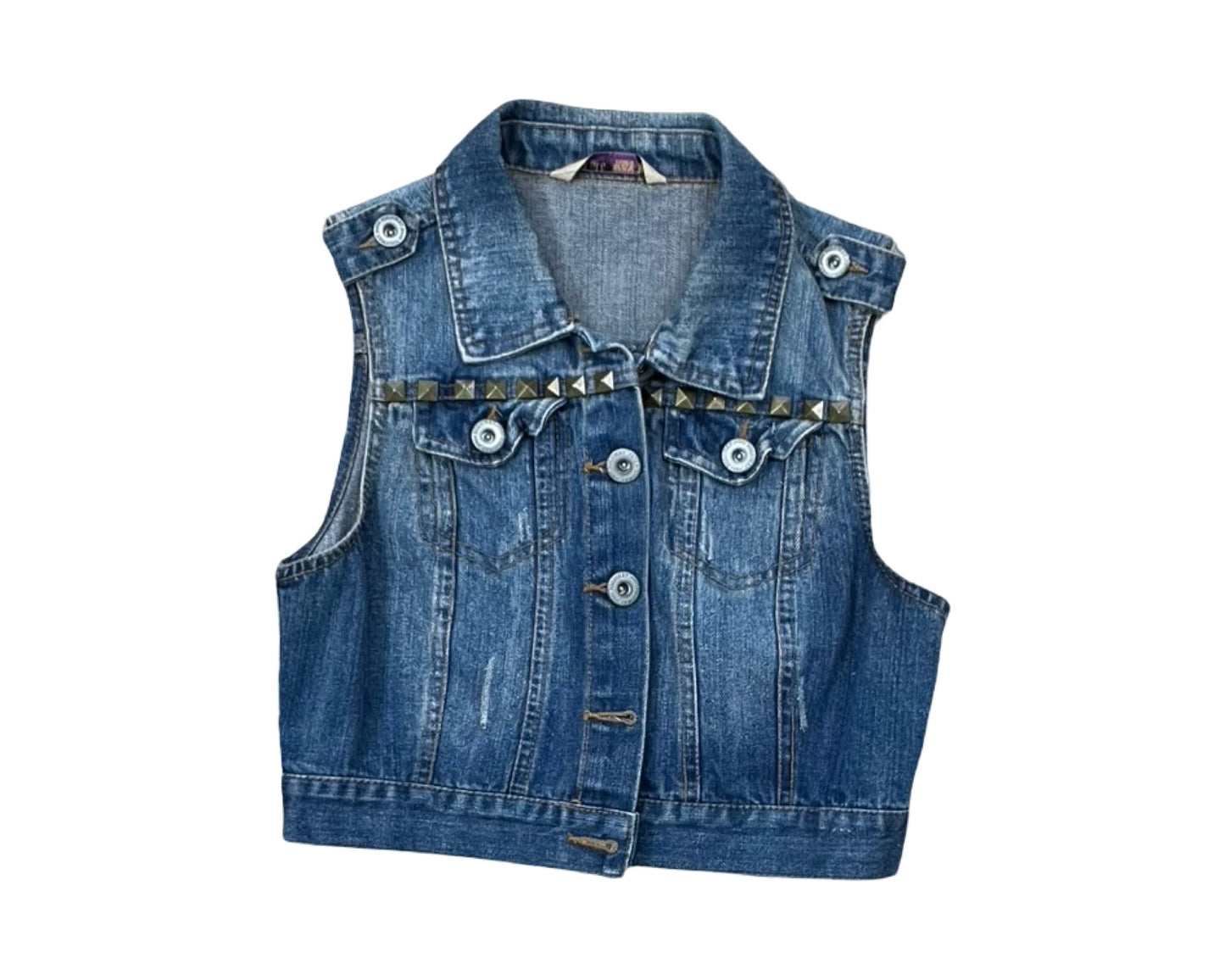 Vest Other By Highway In Blue Denim, Size:S