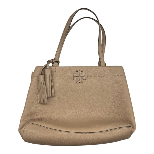 Handbag Designer By Tory Burch In Tan, Size:Medium