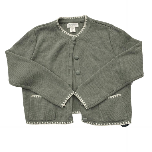 Sweater Cardigan By Jessica Simpson In Green, Size:M
